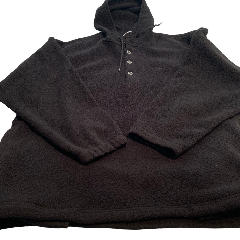 Men’s Black Fleece Speedo Hoodie Size XL - Picture 3 of 14